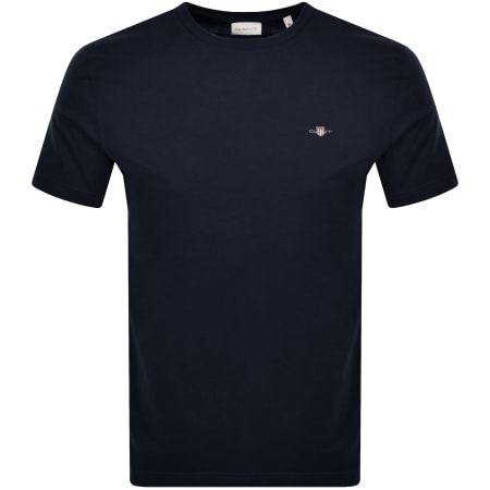 Gant Printed Graphic T Shirt Navy | Mainline Menswear United